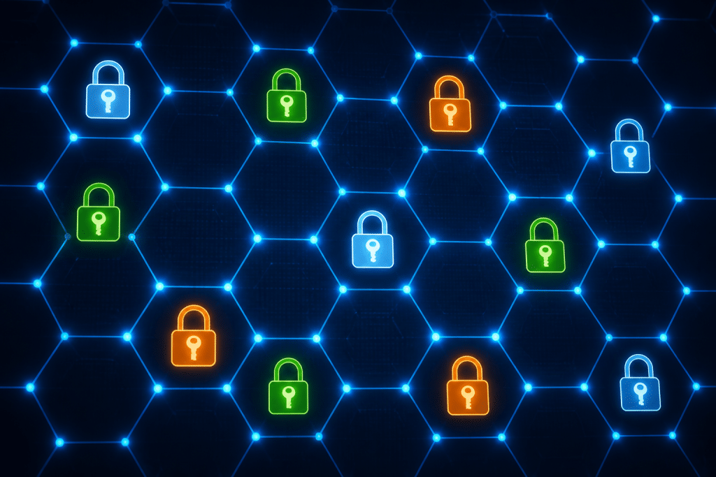 Illustration of a digital security for the post big data security