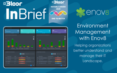 Bloor Recognizes Enov8 as a Leader in IT Environment Management Innovation