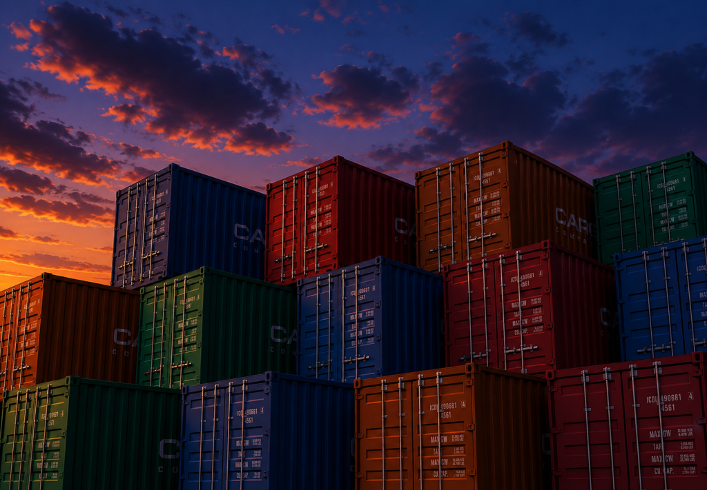 A collection of shipping containers