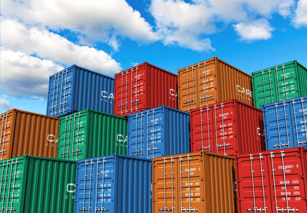 A collection of shipping containers