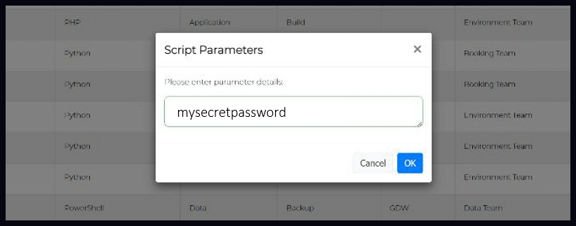 Add Parameter