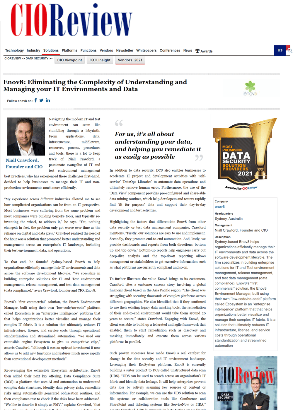 Enov8-CIO-DataSecurity