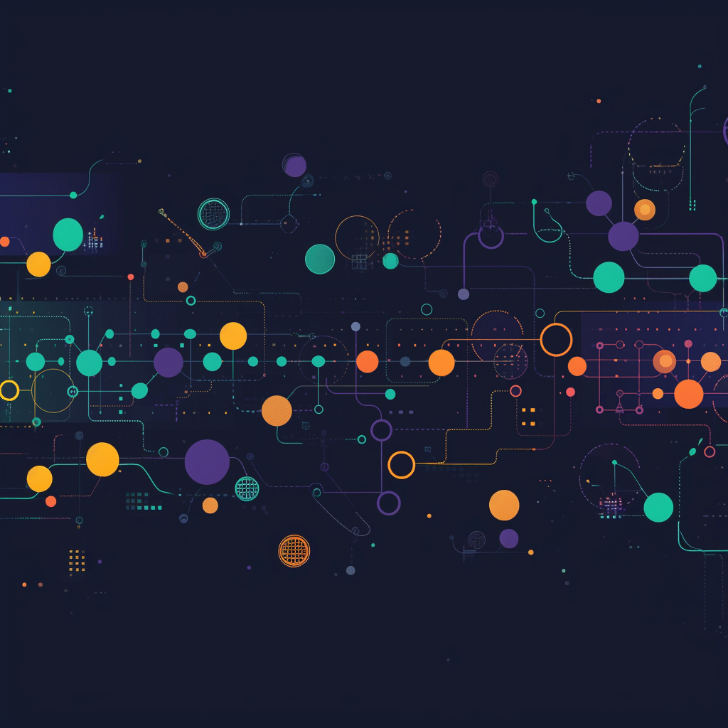 Abstract image of multiple dots