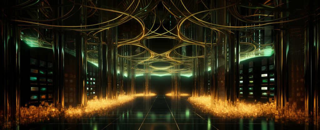 An abstract image designed to represent test mesh as a concept.