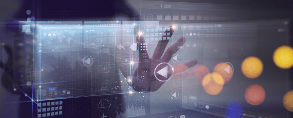 Abstract image designed to represent a microservice catalog.