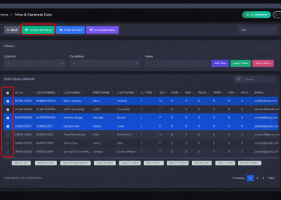 Test Data Reservations