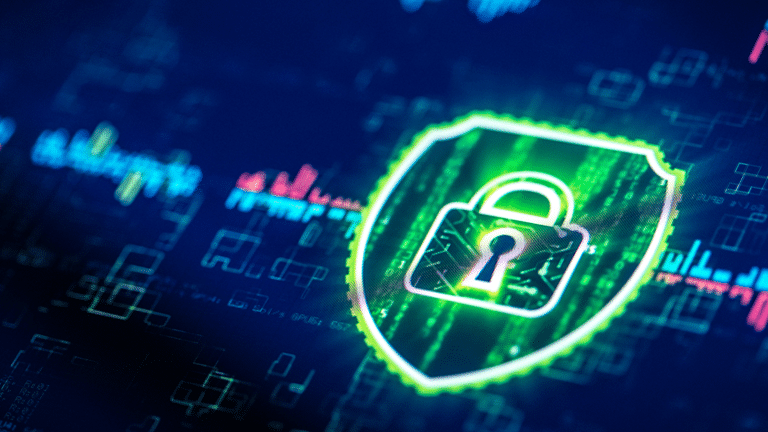 an abstract photo with a green lock to represent the post about data masking solutions