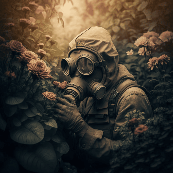 A man wearing a gas mask to represent deployment smells: the 5 most common deployment mistakes