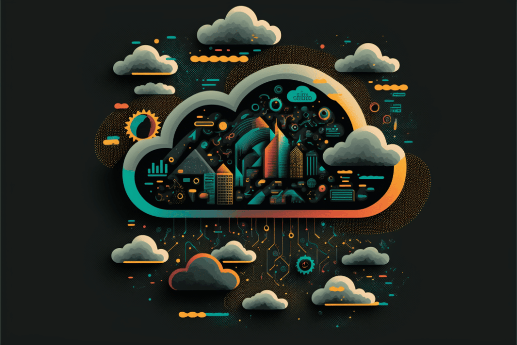 Cloud optimization techniques illustration