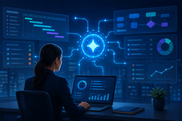 AI in release management can help enterprise teams identify risks, surface dependencies, assess readiness, improve planning, and streamline reporting.