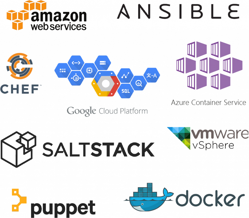 infrastructure orchestration company logos