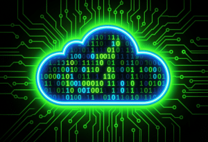 Illustration of cloud computing